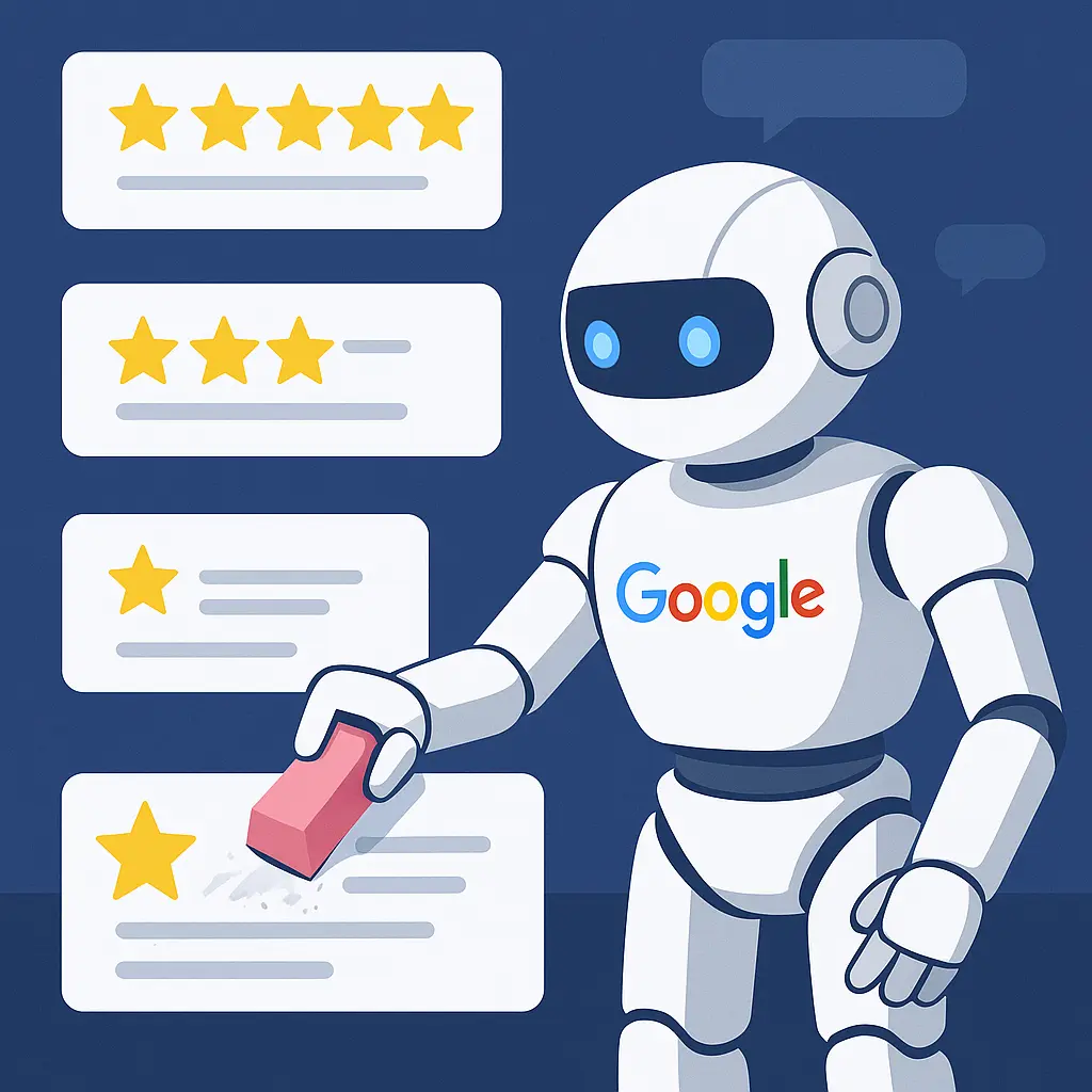 reseñas falsas google
